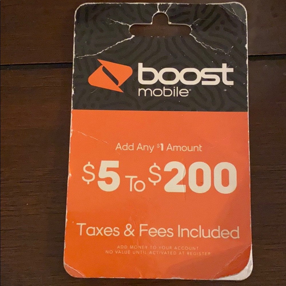 $10 Boost Mobile Refill Carr